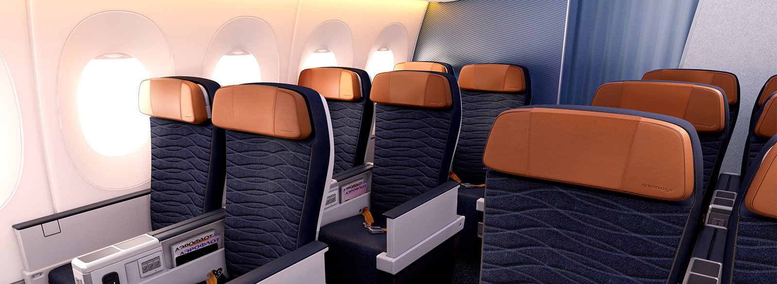 Comfort Class thực tế trên Aeroflot Airbus A350