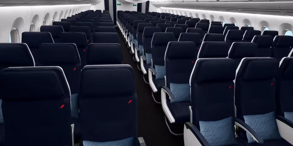Economy thực tế trên Air France Airbus A350-900