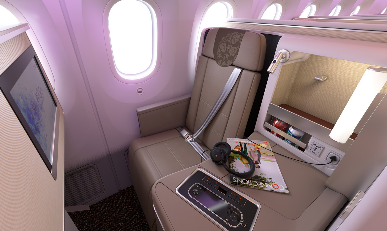 Business Class thực tế trên China Eastern Boeing 787-9 Dreamliner