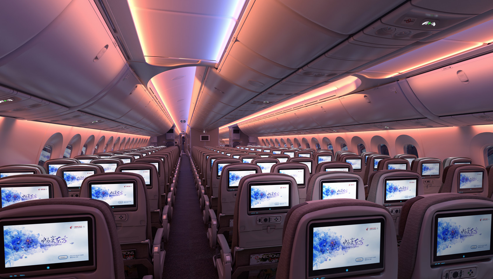 Economy thực tế trên China Eastern Boeing 787-9 Dreamliner