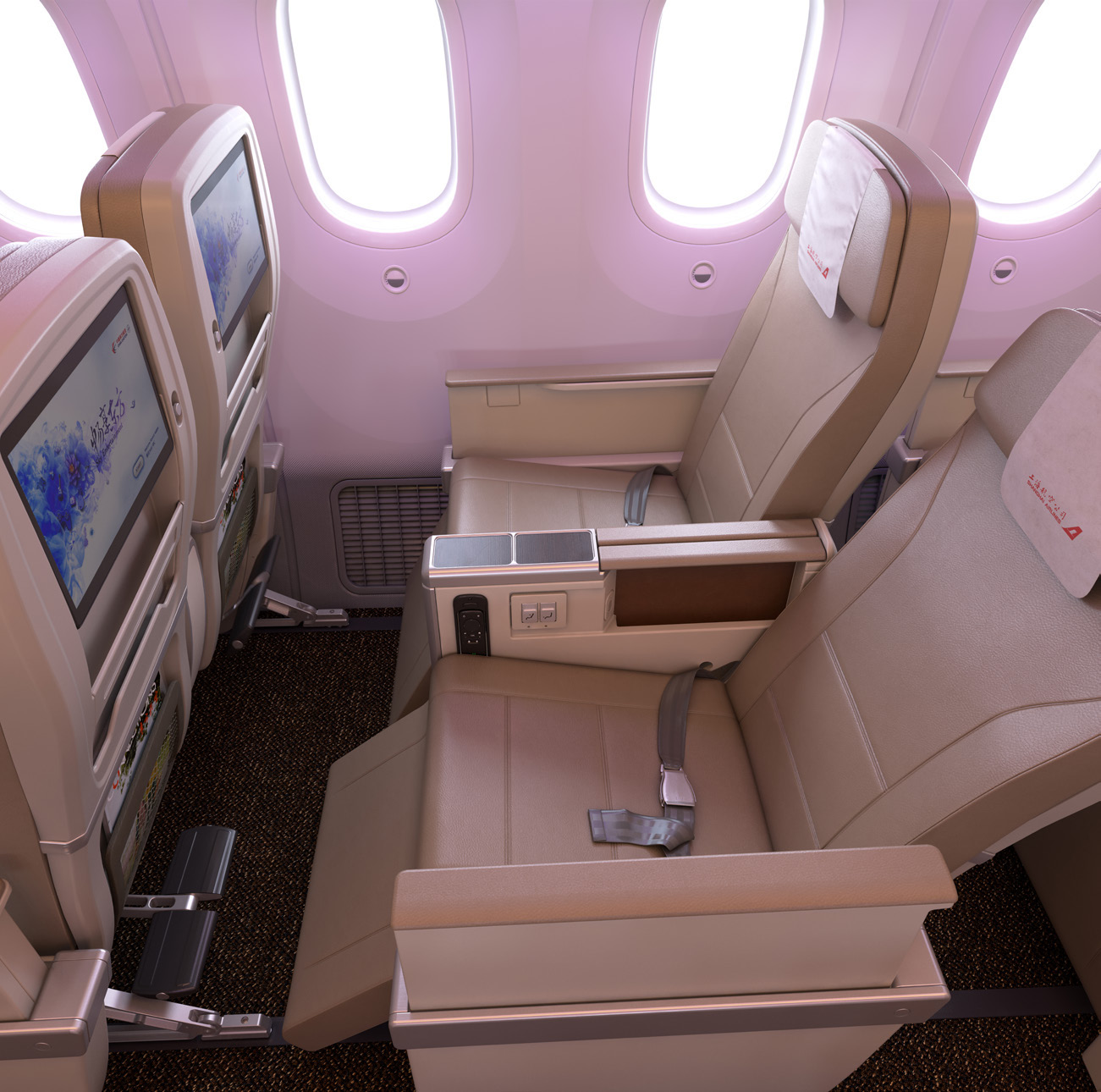 Premium Economy thực tế trên China Eastern Boeing 787-9 Dreamliner