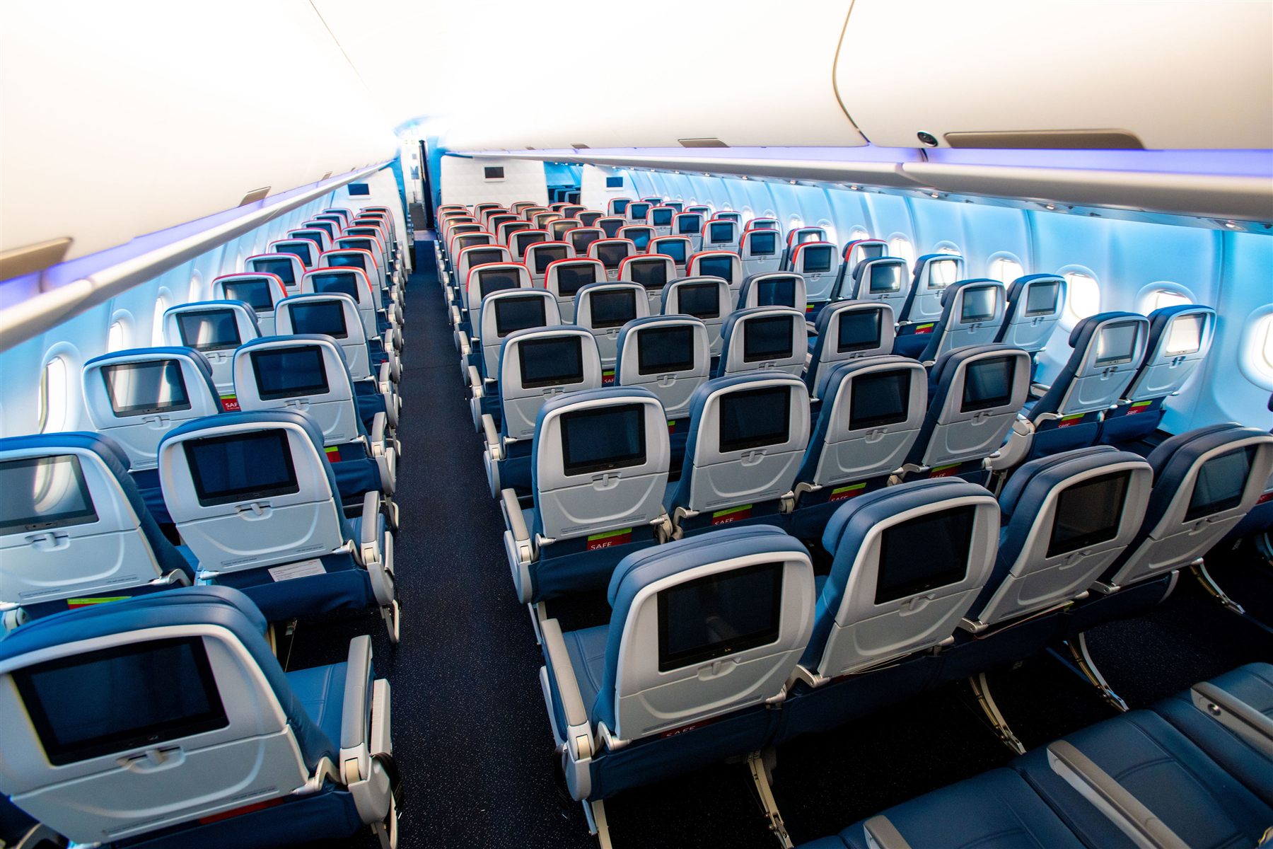 Delta Main Cabin thực tế trên Delta Airbus A330-900neo