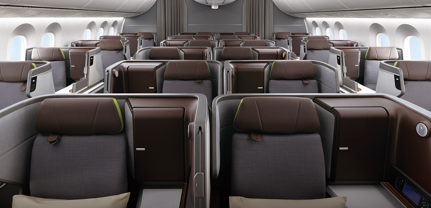 Royal Laurel Class thực tế trên EVA Air Boeing 787-9
