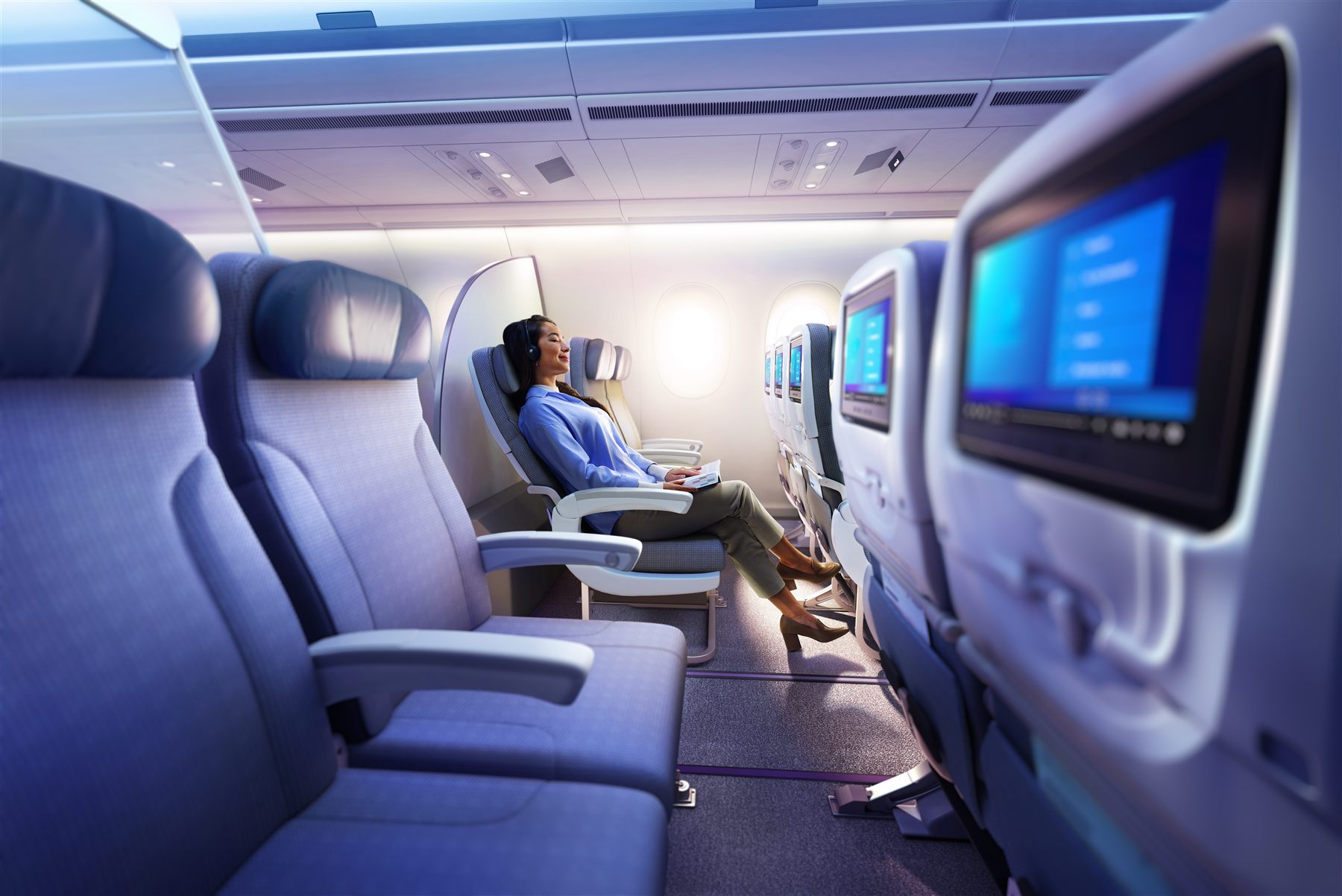 Economy Class thực tế trên Malaysia Airlines Airbus A350-900