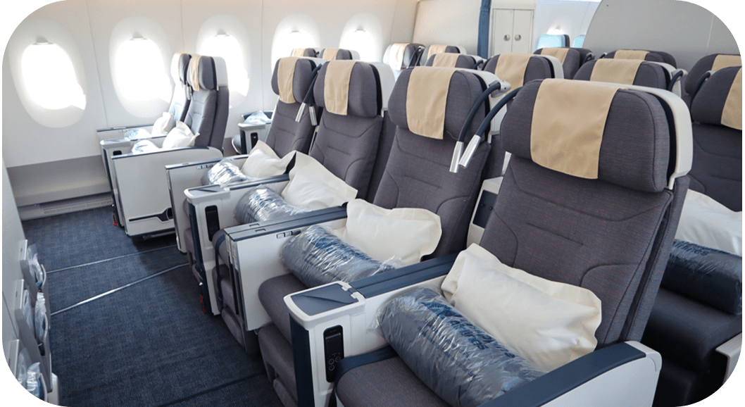 Premium Economy thực tế trên Philippine Airlines Airbus A350-900