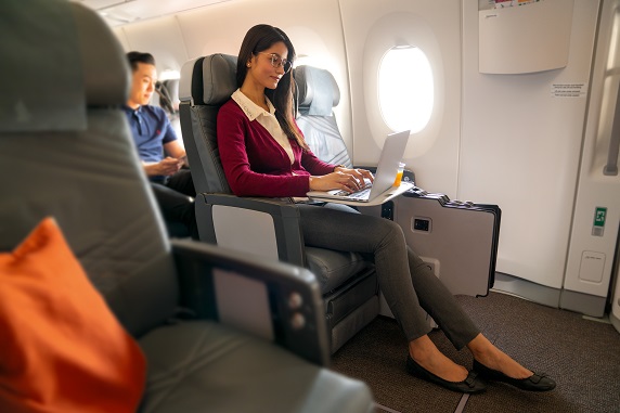 Premium Economy Class thực tế trên Singapore Airlines Long-haul Fleet
