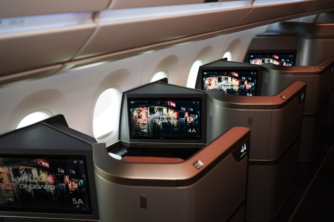 Business Class thực tế trên STARLUX Airbus A350-900