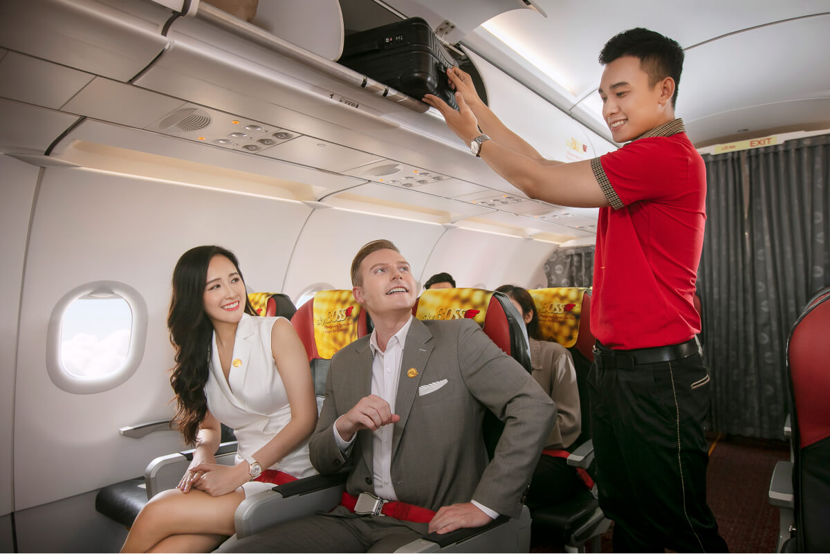 Khoang ghế Vietjet thực tế trên Vietjet Airbus A320/A321