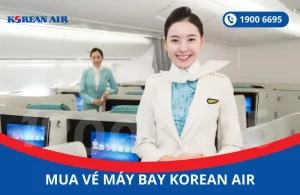 Đặt mua vé máy bay Korean Air