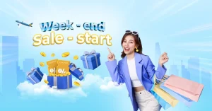 Vietnam Airlines khuyến mãi 5% giá vé máy bay cuối tuần