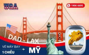 Đặt mua vé máy bay Đà Nẵng đi Mỹ 1 chiều