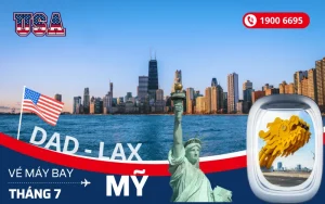Vé máy bay Đà Nẵng đi Mỹ tháng 7