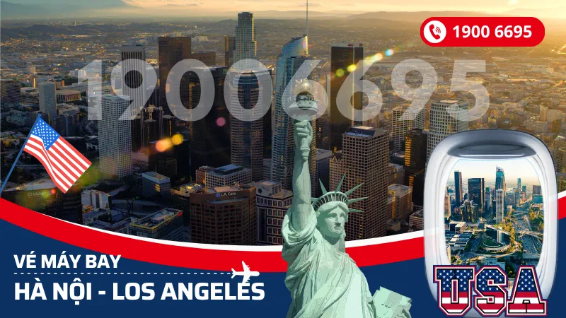 Vé máy bay Hà Nội đi Los Angeles Mỹ giá rẻ