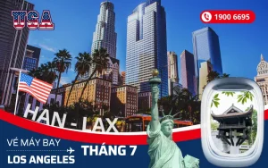 Vé máy bay Hà Nội đi Los Angeles Mỹ tháng 7 