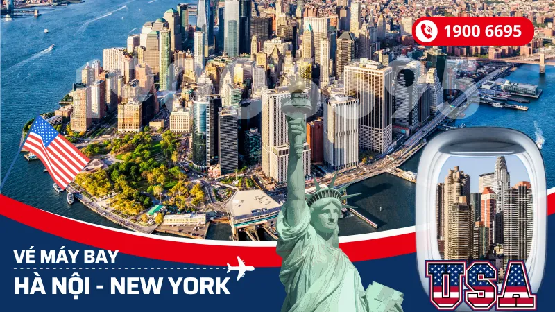 Vé máy bay Hà Nội đi New York Mỹ giá rẻ
