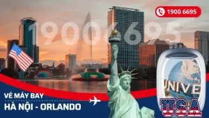 Vé máy bay Hà Nội đi Orlando Florida Mỹ