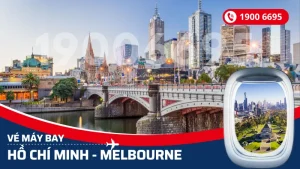 Vé máy bay Hồ Chí Minh đi Melbourne Úc