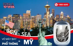 Vé máy bay Sài Gòn (TP.HCM) đi Mỹ phổ thông
