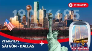 Vé máy bay Sài Gòn đi Dallas Texas Mỹ