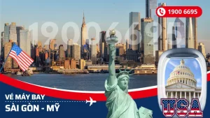 Vé máy bay Sài Gòn đi Mỹ