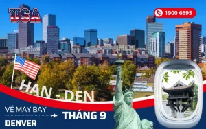 Đặt vé máy bay Hà Nội đi Denver Mỹ tháng 9