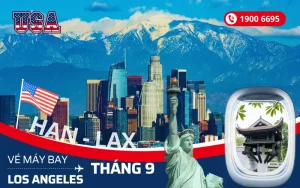 Đặt vé máy bay Hà Nội đi Los Angeles Mỹ tháng 9