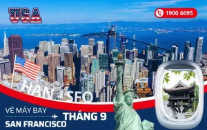Đặt vé máy bay Hà Nội đi San Francisco Mỹ tháng 9