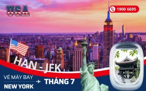 Vé máy bay Hà Nội đi New York Mỹ tháng 7 