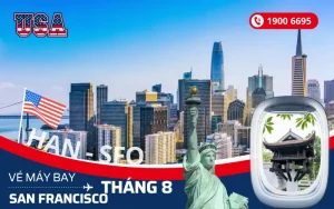 Vé máy bay Hà Nội đi San Francisco Mỹ tháng 8