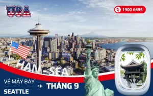 Vé máy bay Hà Nội đi Seattle tháng 9