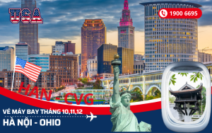 Bán vé máy bay Hà Nội đi Ohio Mỹ tháng 10,11,12