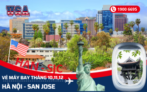 Bán vé máy bay Hà Nội đi San Jose Mỹ tháng 10,11,12