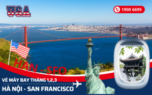 Săn vé Hà Nội đi San Francisco Mỹ tháng 1, 2, 3